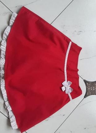 Юбка червоного кольору, 8/9р