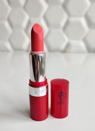 Стойкая помада для губ от эйвон sunkissed ginger avon