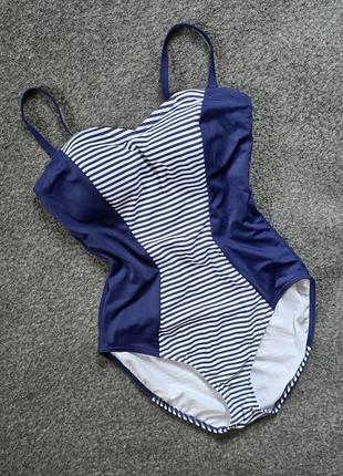 Купальник суцільний, у смужку, debenhams, uk 14, eur 42.