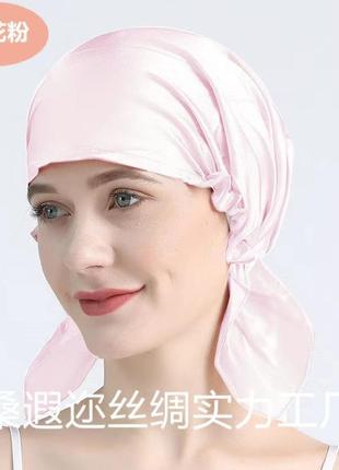 Шовкова шапочка для сна