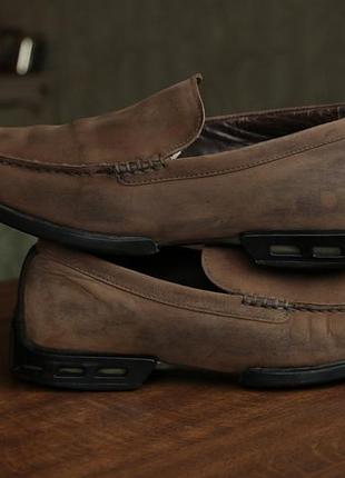 Мужские лоферы adidas torsion x pages vintage mens brown leather loafers