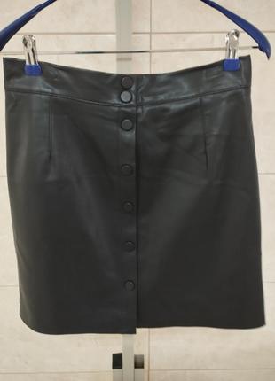 Юбка из эко кожи, фирма h&m