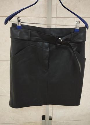 Юбка из эко кожи, фирма h&m