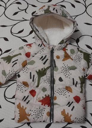 Куртка демисезонная на ребенка 6-9 месяцев, фирмы f&f