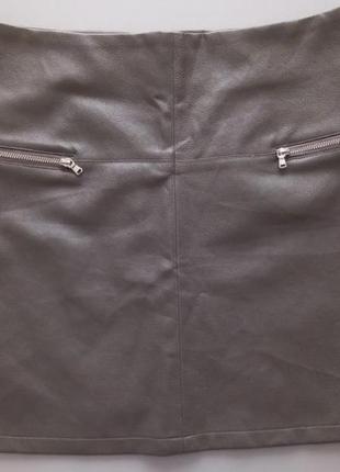 Кожаная юбка