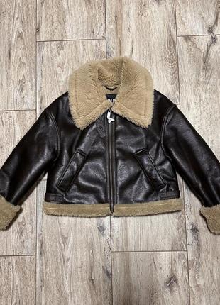 Дубленка zara новая с этикеткой трендовая