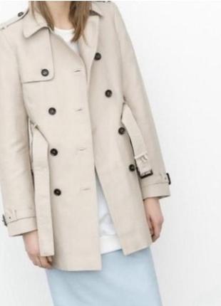 Zara плащ тренч