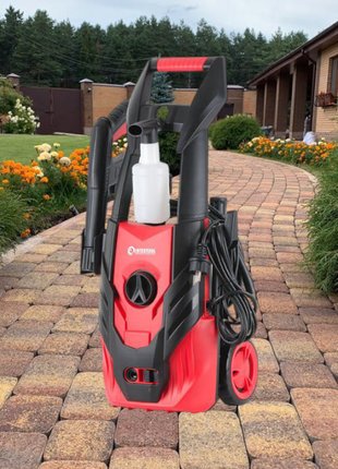 Мойка высокого давления intertool dt-1503 – 1400 вт, 110 бар, забор воды, шланг 5 м