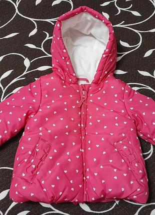 Куртка демисезонная на девочку 6-9 месяцев, фирмы george
