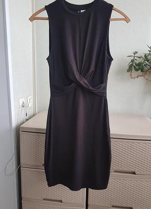 Черное платье футляр летнего divided h&amp;m