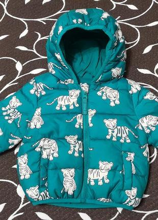 Куртка  весенняя на мальчика 6-9 месяцев, фирмы m&s