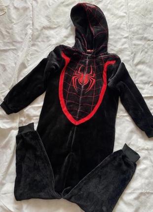 Теплая детская пижама marvel spider man