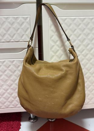 Шикарная объемная кожаная сумка michael kors /100% кожа3 фото