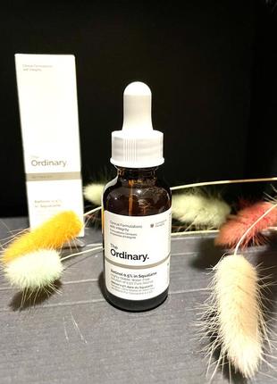 Сироватка з ретинолом 0.5% в сквалані the ordinary retinol 0.5% in squalane