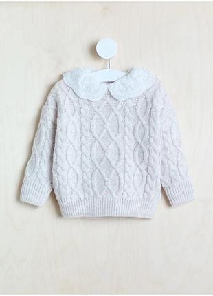 Красивый свитер с воротничком george
