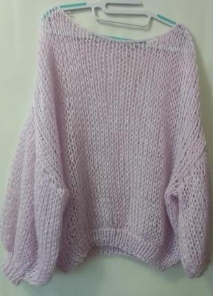 В'язана павутинка ручної роботи, вязаная паутинка, свитер паутинка, светр павутинка