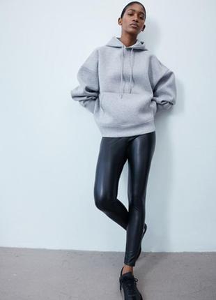Нові шкіряні, під шкіру, кожані легінси, лосини h&m. нова колекція!