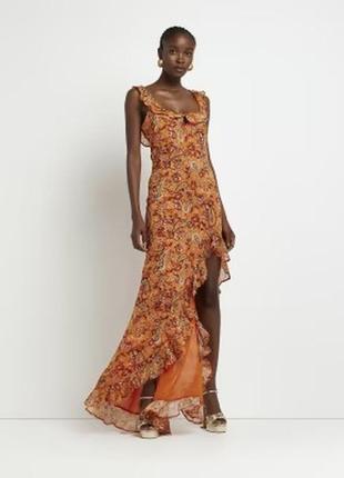 Платье river island открыта одна ножка