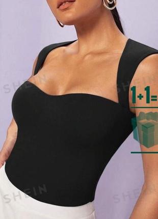 🥰 плотный топ футболка shein s