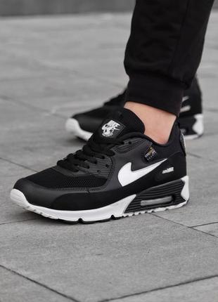 Мужские демисезонные спортивные кроссовки nike черно-белые | nike free run 5.0 white mango for women hair color 90