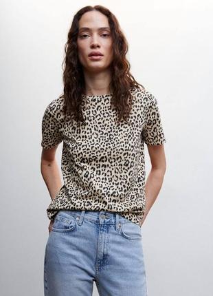 Платье с леопардовым принтом