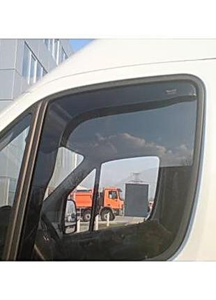 Дефлекторы окон ( ветровики ) ford transit 1986-2000 (вставные)
