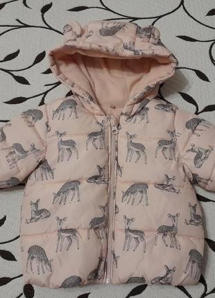 Куртка демисезонная на девочку 6-9 месяцев, фирмы tu