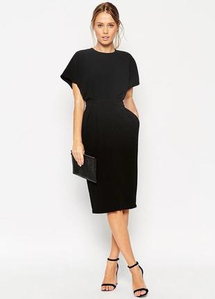 Asos шикарное черное платье элегантное женственное новое