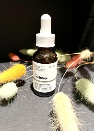 The ordinary caffeine solution 5% + egcg сыворотка для кожи вокруг глаз