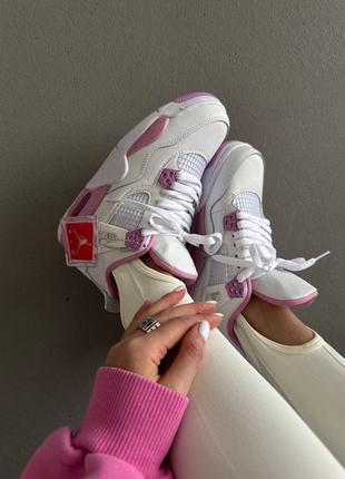 Nike air jordan 4 white / pink oreo premium — купити в Україні