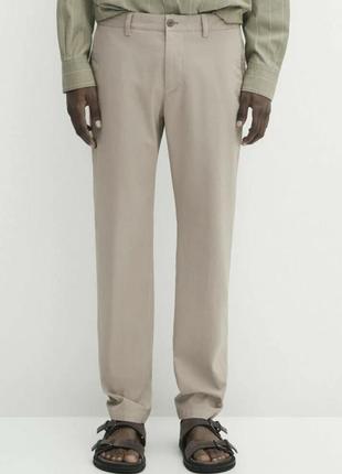 Брюки чинос massimo dutti
