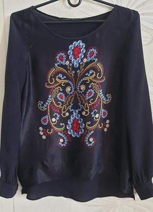 Шовкова блуза zara