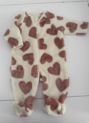 Флісовий чоловічок next 56-62 для немовлят