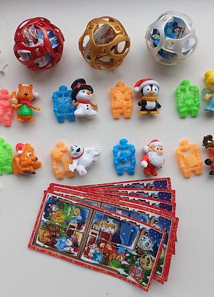 Новогодние коллекции киндер волшебные рождественские огни (2018)