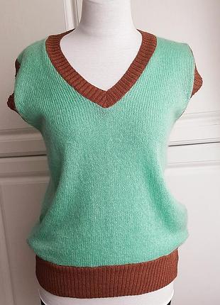 Новая безрукавка xs-s-m 44-46 жилет мохер вискоза