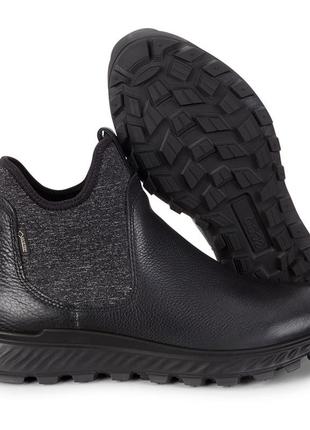 Кожаные ботинки челси ecco с мембраной gore-tex