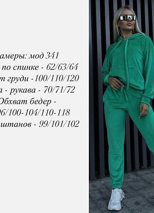 Спортивний велюровий костюм2 фото