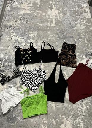 Женский лот одежды топ топы на лето