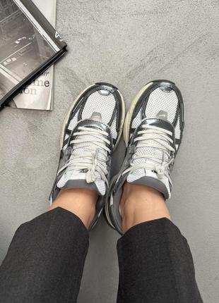 Женские кроссовки nike v2k runtek silver grey найк4 фото
