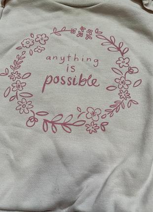 Свитшот теплая кофта свитер на девочку 3