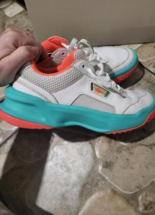 Кожаные кроссовки lacoste сумка в подарок
