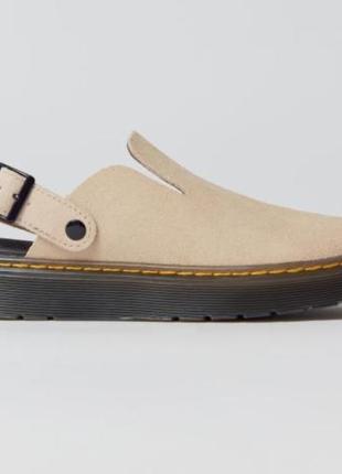 Dr. martens carlson suede clog shoe