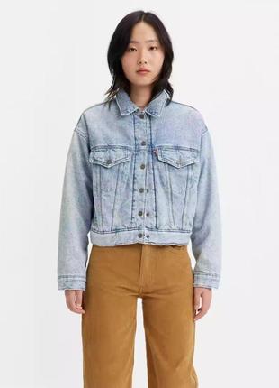 Утеплена джинсова куртка levi's✨