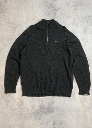 Nike шерстяная 1/4 звезда кофта