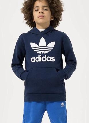Толстовка, худи, кофта adidas оригинал на 9/10 лет 140 см