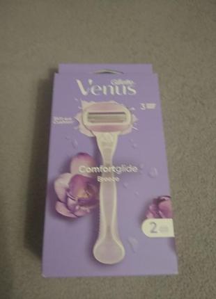 Станок для гоління venus gillette comfortglide breeze 2 змінні касети