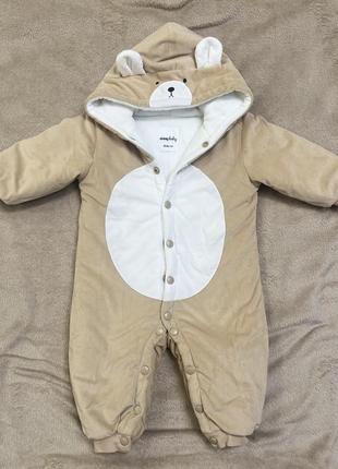 Детский теплый комбинезон sinsay 80/86