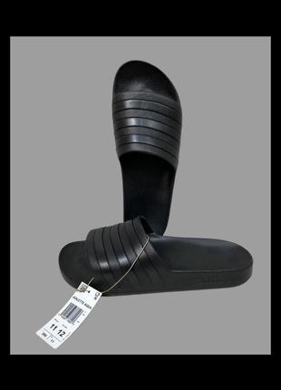 Тапочки унисекс adidas adilette aqua black f35550