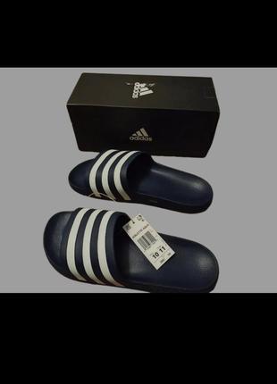 Тапочки унисекс adidas adilette aqua blue f35542
