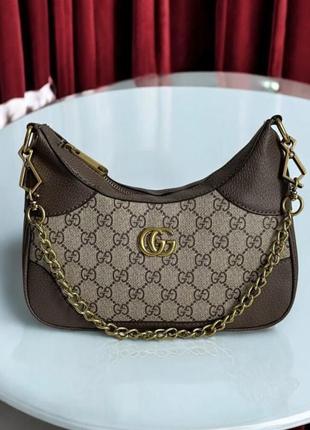 Кожаная сумка-клатч gucci